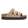 Birkenstock Florida Flex Platform Nubuck - Sandcastle
